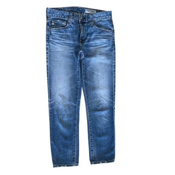 AG-ED Denim The Ex Boyfriend Slim Slouchy Slim Jeans size 26R Medium Wash - Picture 1 of 8